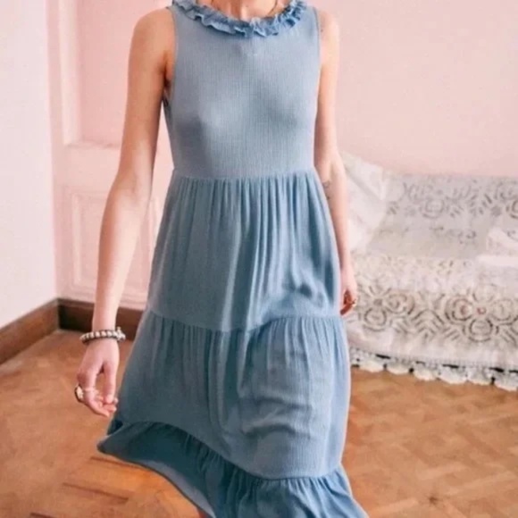 Sezane Silk Josia Dress Size 4 - Picture 2 of 15